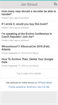 Mobile Screenshot of blog.jimstroud.com